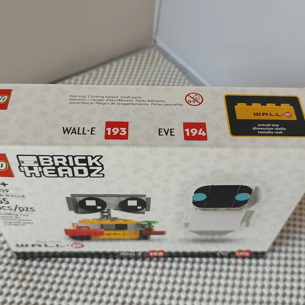 Lego Brick Headz 40619 Eve & WALL-E NWT Building Toy Set